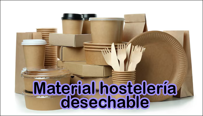 Material desechable para hostelería barato online: platos, vasos, envases y mucho más