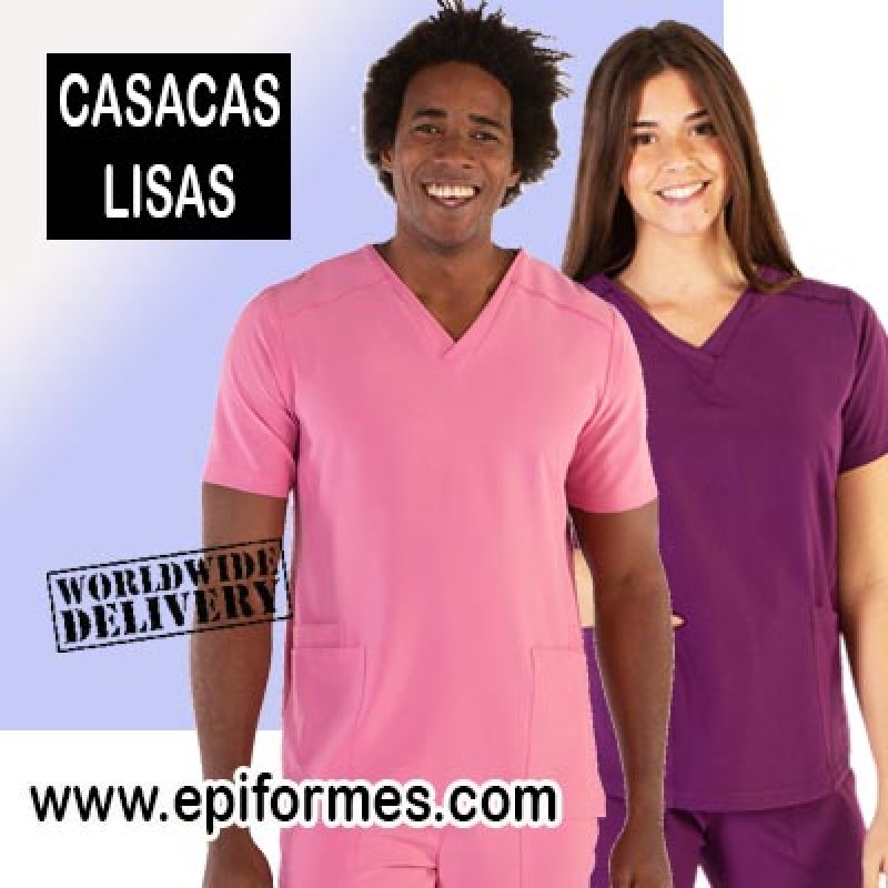 Casaca sanitaria moderna mujer elegante. Comprar uniformes originales