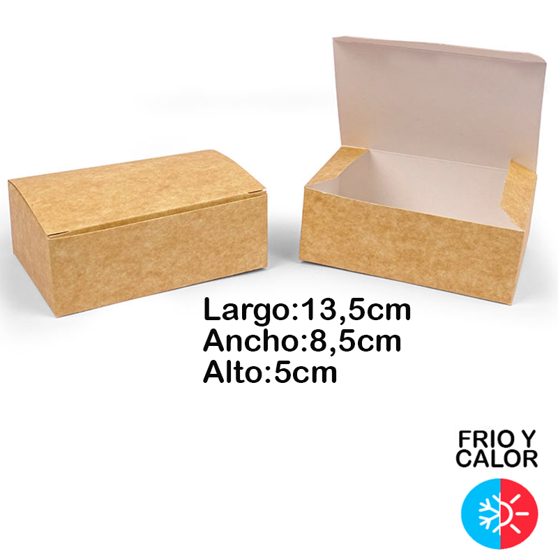 500 Cajas de cartón comida rápida 
