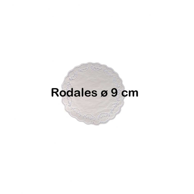 16.000 Rodales blancos de celulosa vírgen Ø 9 cm