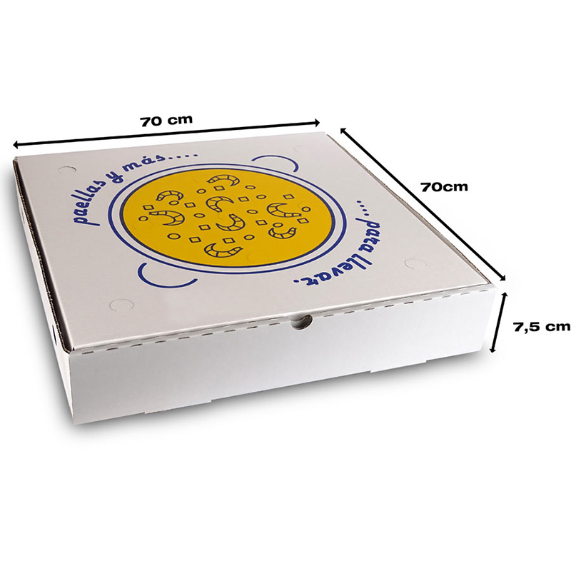 75 Cajas de cartón para paellas 60x60x7,5cm