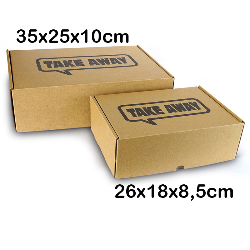 120 Cajas de take away 50/23/090cm
