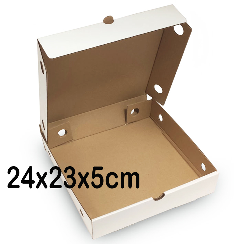 200 Cajas de cartón para tortillas 24x23x5cm