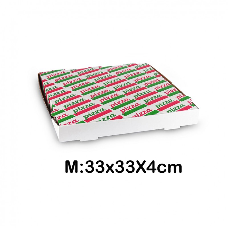 500 Cajas para pizzas M (33x33X4cm)