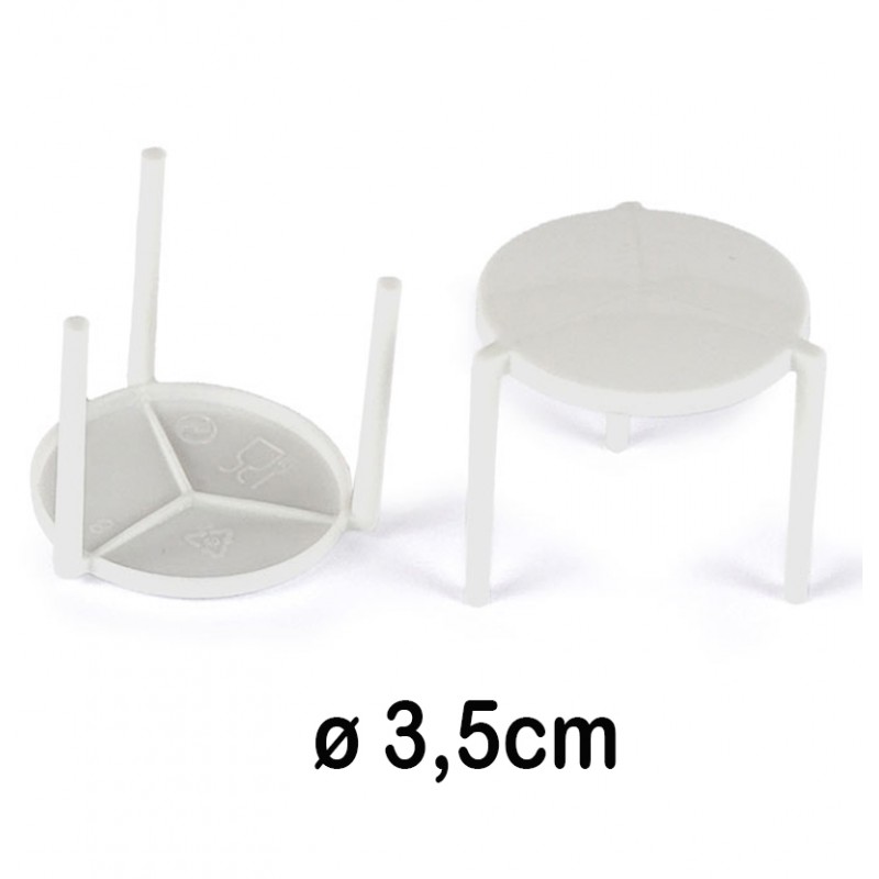 2.000 Mesitas plástico para caja de pizza