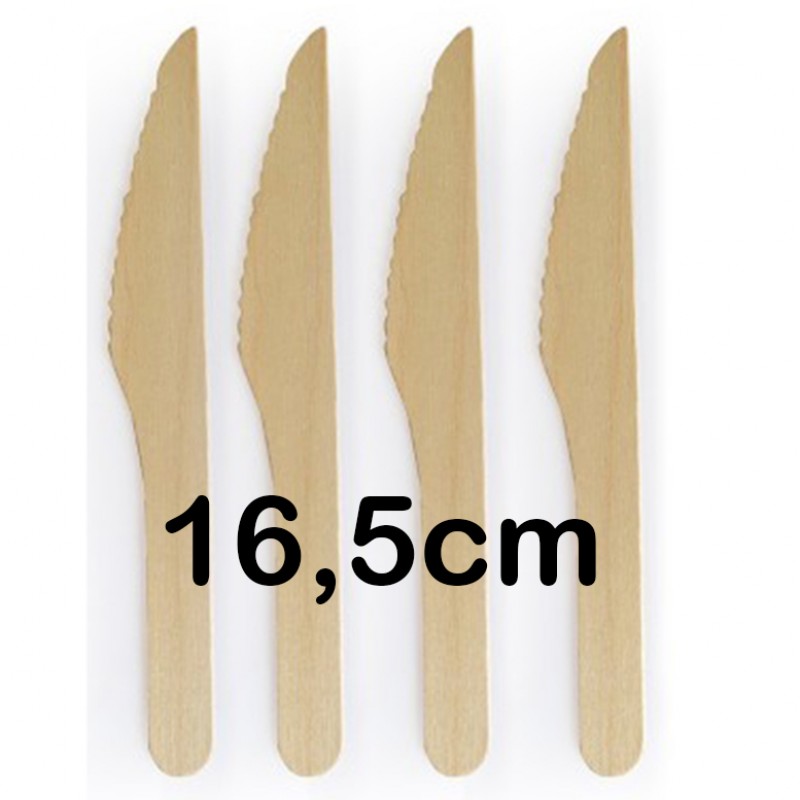 3.600 Cuchillos de madera 16,5 cm