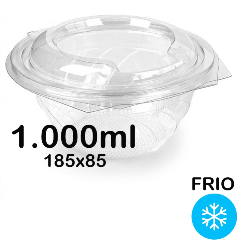 400 Ensaladera de PE con bisagra 1.000 ml 