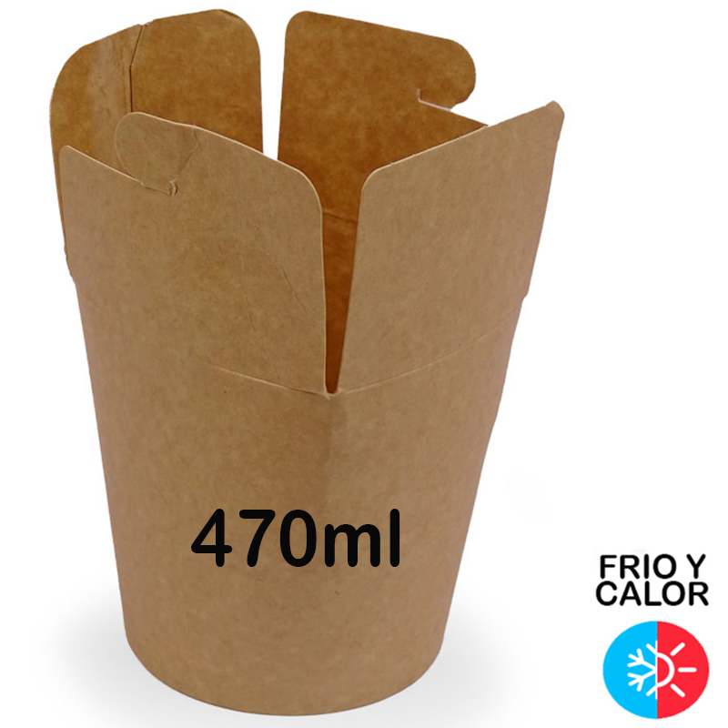 500 Envases de cartón,con tapa foldtop 470ml