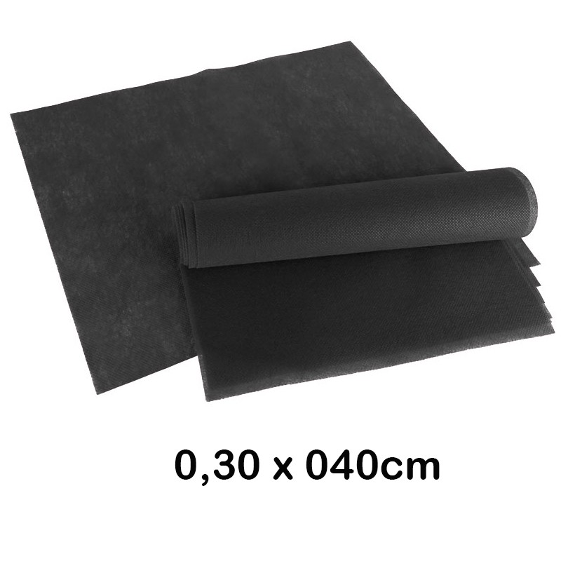 2.000 Manteles individuales  negros 0,30 x 040m
