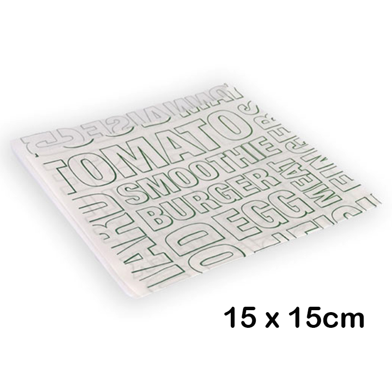 6.000 Papeles antigrasa (15 x 15cm)