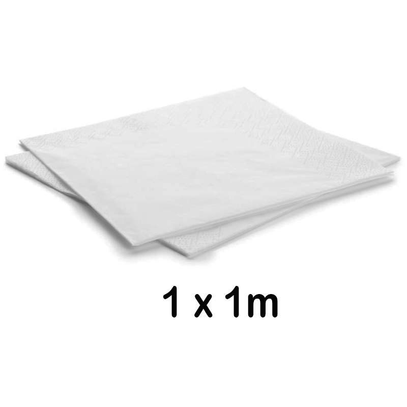 1.000 Manteles cuadrados de papel 1x1m