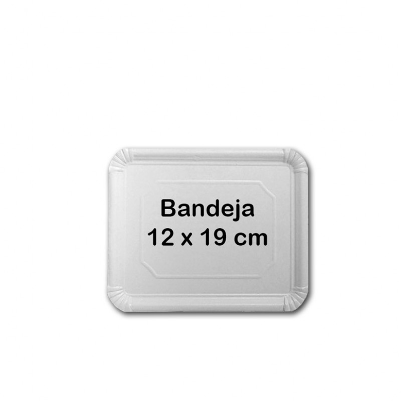 2.800 bandejas cartoncillo reciclado 12x19cm