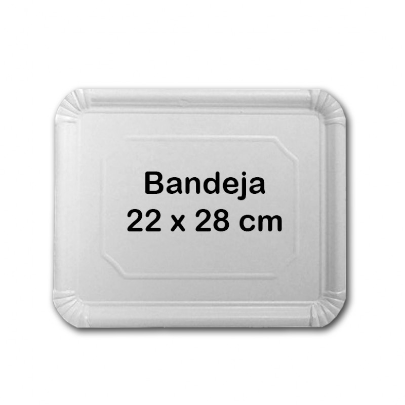 1.200 bandejas cartoncillo reciclado 22x28cm
