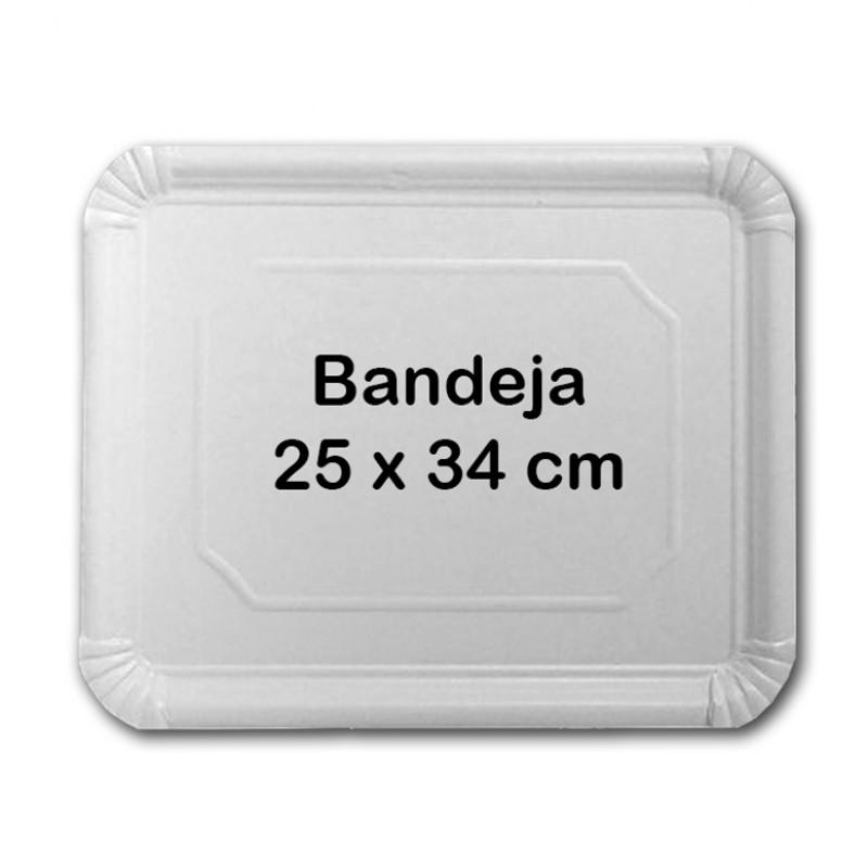 600 bandejas cartoncillo reciclado 25x34cm