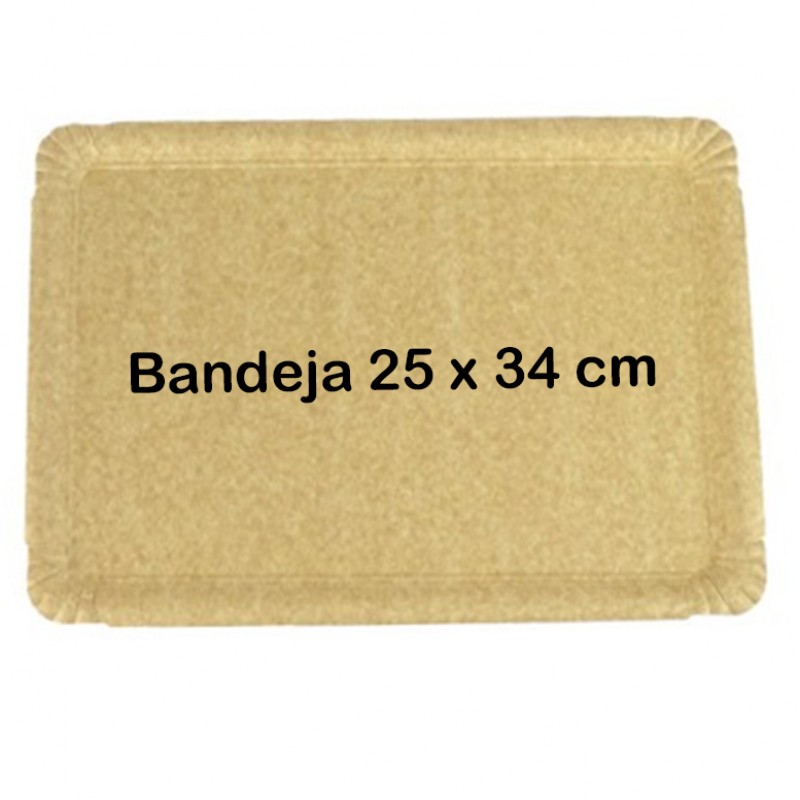 700 Bandejas de cartón biodegradables 25x34cm