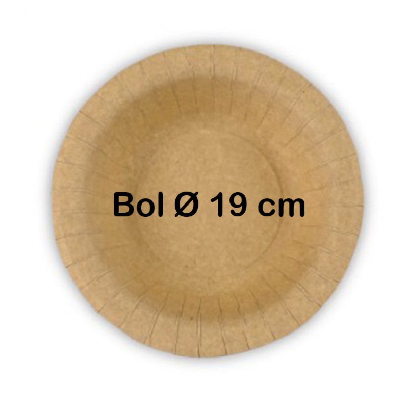 1.000 Boles de cartón craft Ø 19 cm