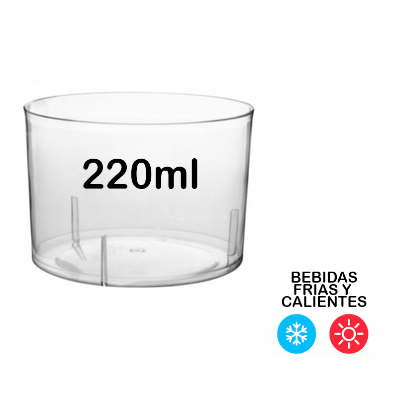960 Vasos pequeños,reutilizables 220 ml