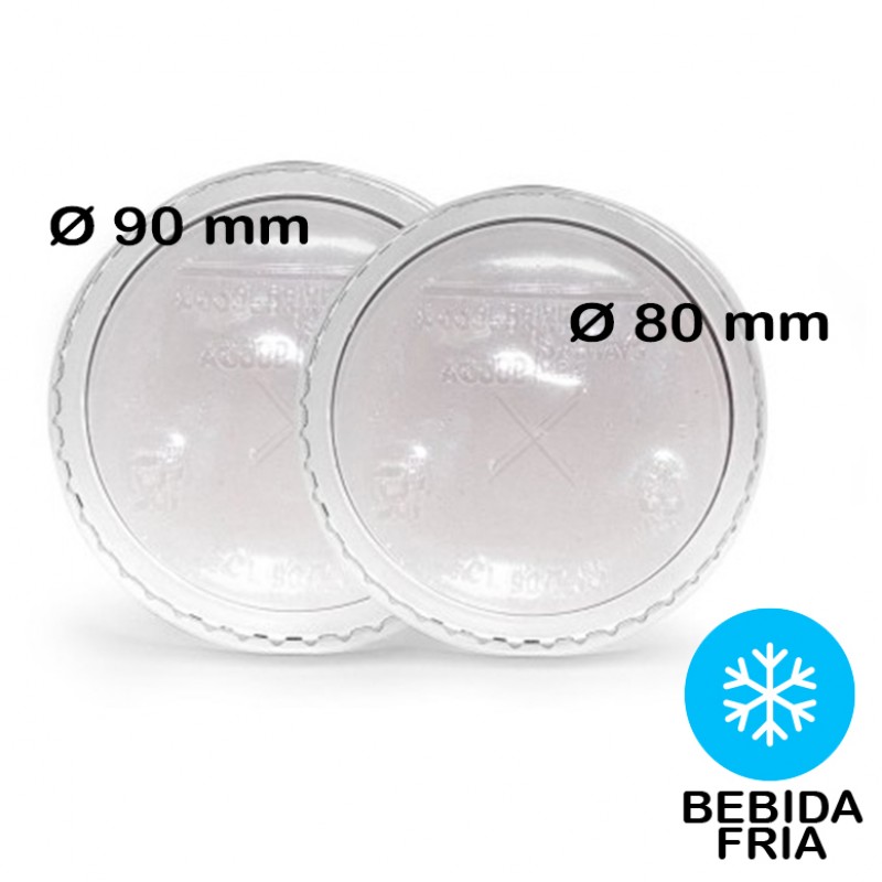 3000 Tapas para vasos en dos medidas Ø 80-90 mm