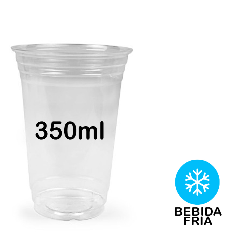 1.000 Vasos pet,reutilizables 350 ml