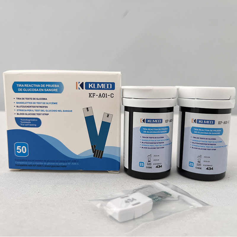 500 Tiras de control glucómetro