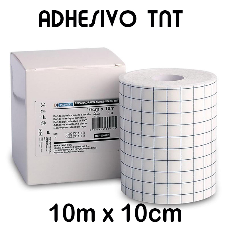 50 Esparadrapos adhesivos de TNT 10m x 10cm