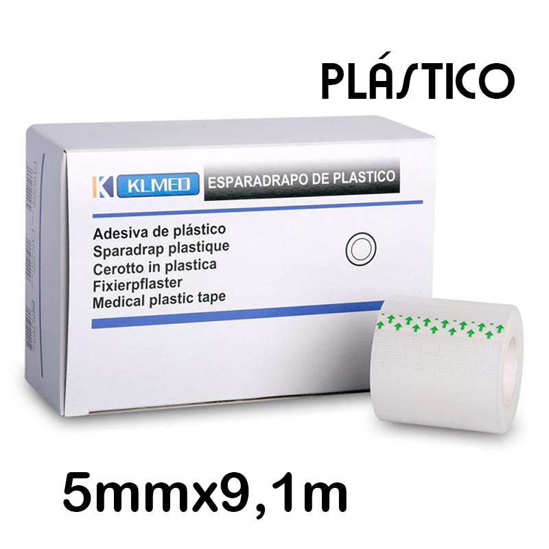 216 Esparadrapos adhesivos de plastico 5cm x 9,1m