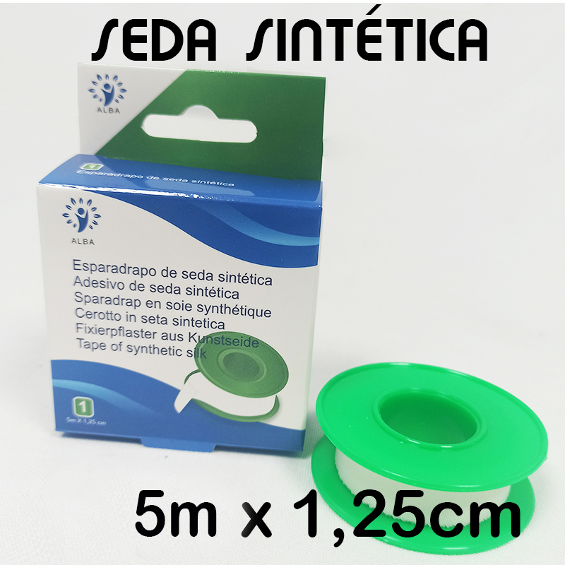 240 Esparadrapos seda sintética hipoalergénica 5...