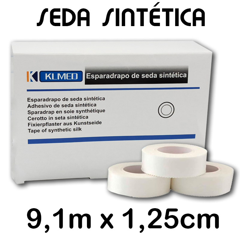 864 Esparadrapos adhesivos de seda sintética 9,1m...