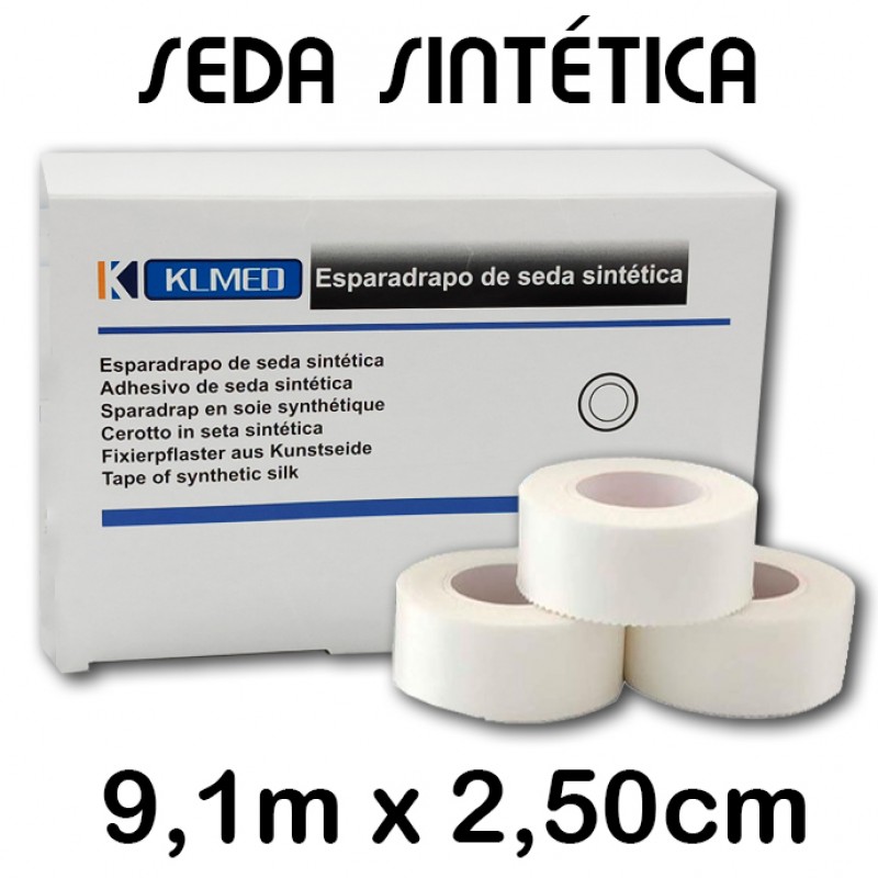 432 Esparadrapos adhesivos de seda sintética 9,1m...