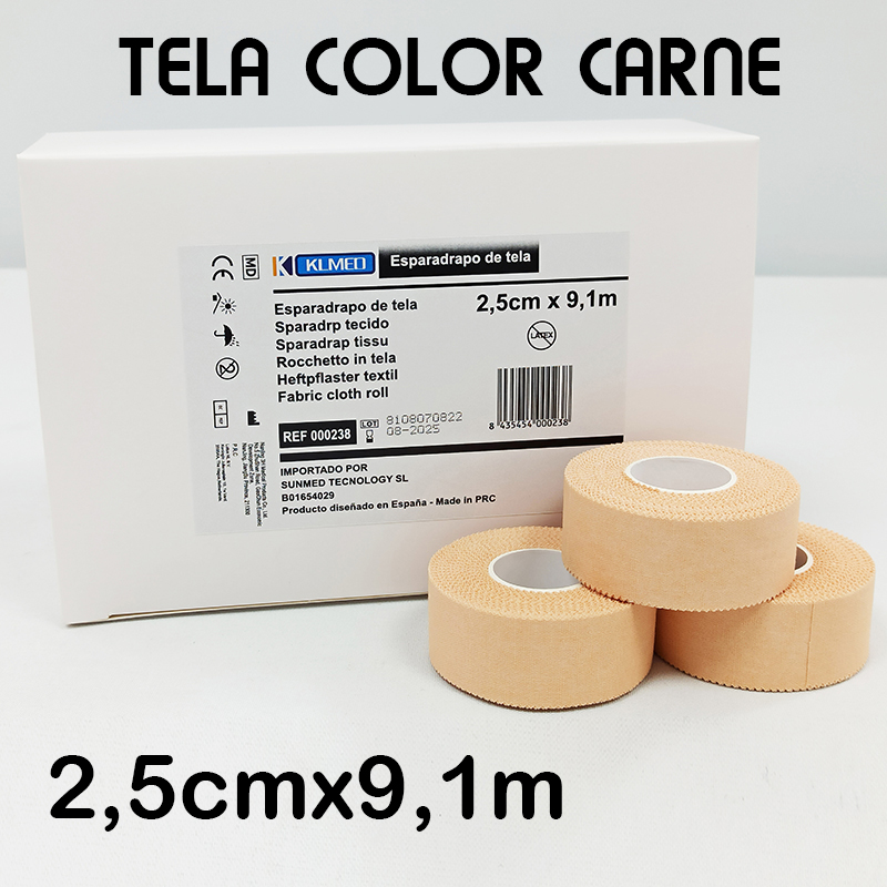 432 Esparadrapos adhesivos de tela 9,1m x 2,25cm