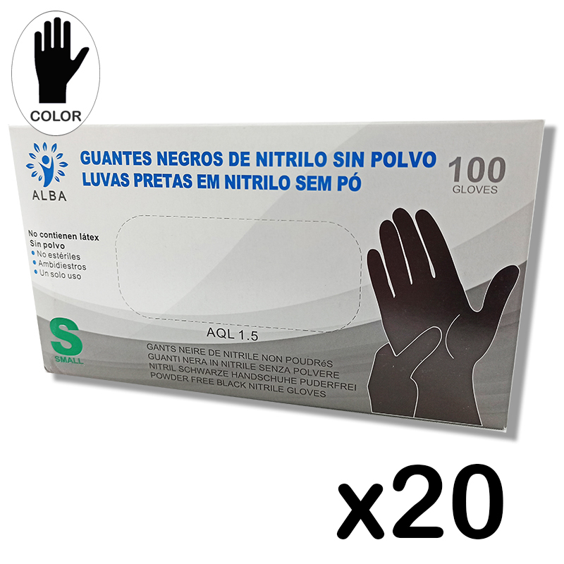2.000 Guantes de nitrilo sin polvo
