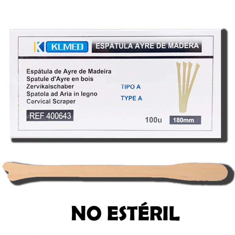 4.000 Espátulas de ayre madera tipo A