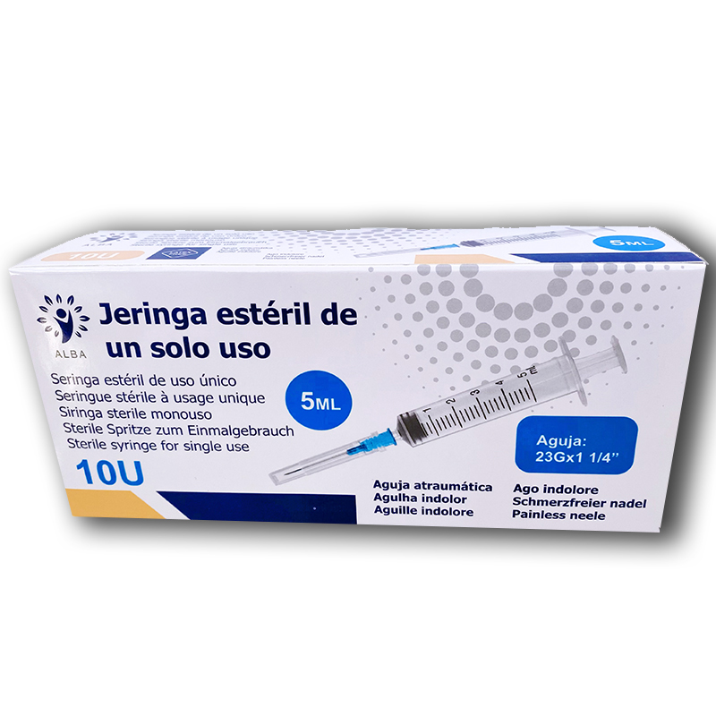 600 Jeringas con aguja 5ml