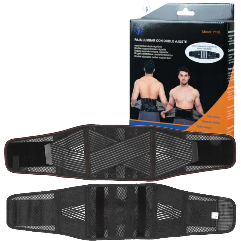 12 Fajas lumbares con doble ajuste Y106