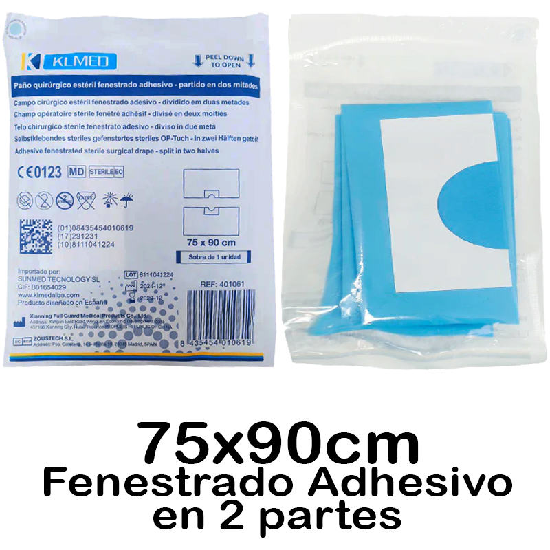 200 paños quirúrgicos fenestrados adhesivos en 2...