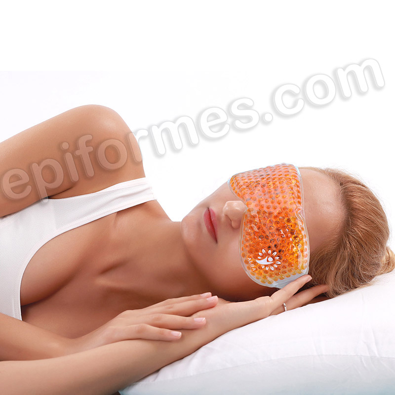 6 Antifaces con perla de gel clasico