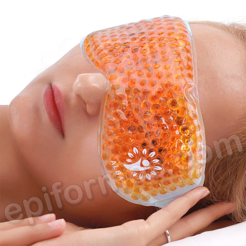 6 Antifaces con perla de gel clasico