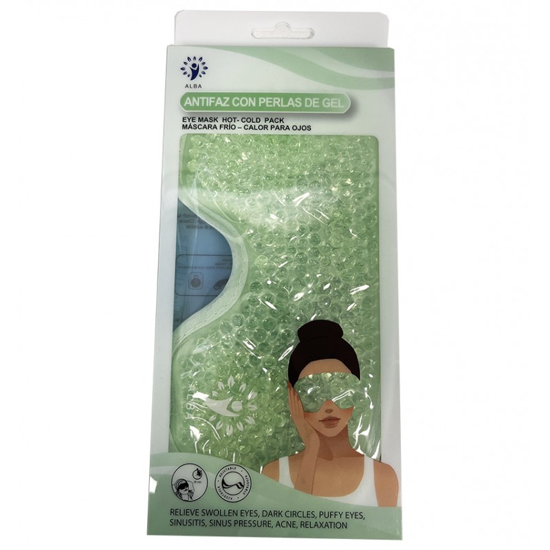12  Antifaces con perla de gel premium