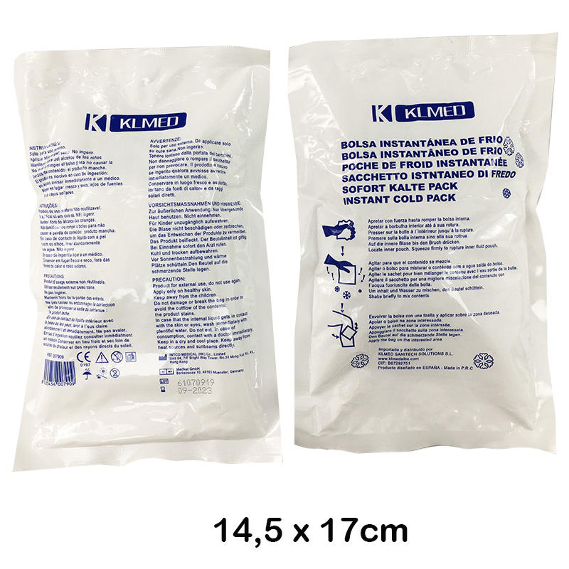 288 bolsas frio instantáneo (14,5x17cm)