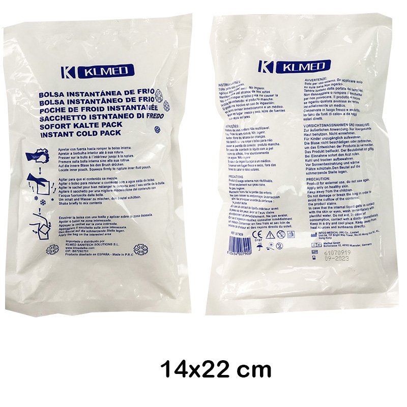 288 bolsas frio instantáneo (14x22cm)