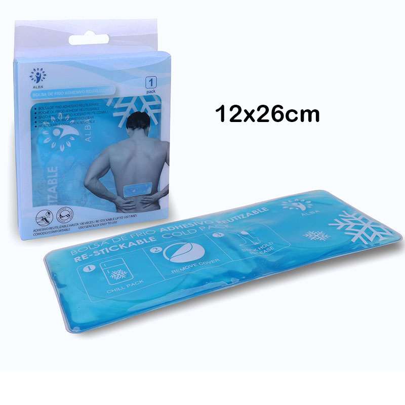 90 Compresas reutilizables frío adhesiva (12x26cm...