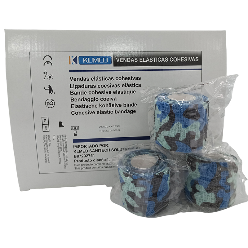 288 Vendas elásticas cohesivas camuflaje 7,5cmx4,...