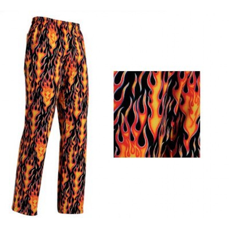 Pantalon cocinero Flames