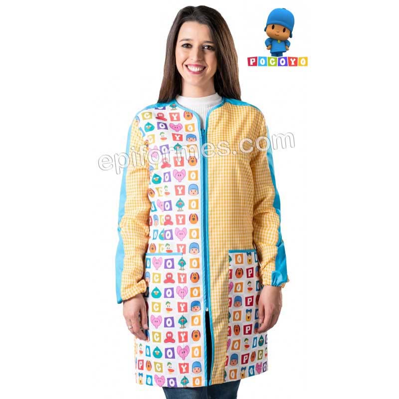Bata maestra estampada pocoyo