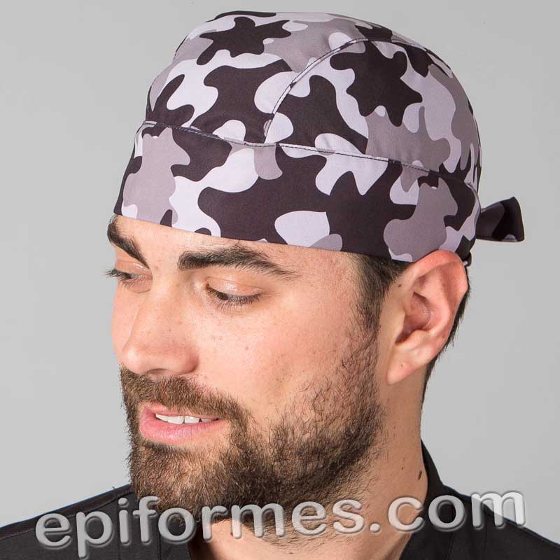 Bandana  cocinero estampada militar