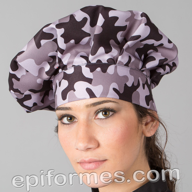 Gorro chef de cocina militar