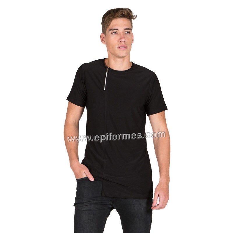 Camiseta peluquero de punto elástico