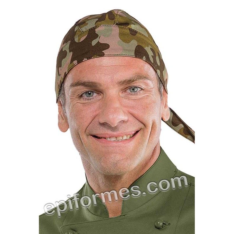 Bandana  cocinero estampada camuflaje nº4