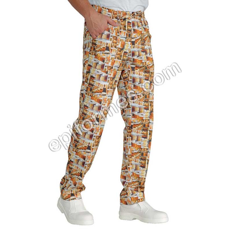 Pantalón  cocinero estampado cervezas