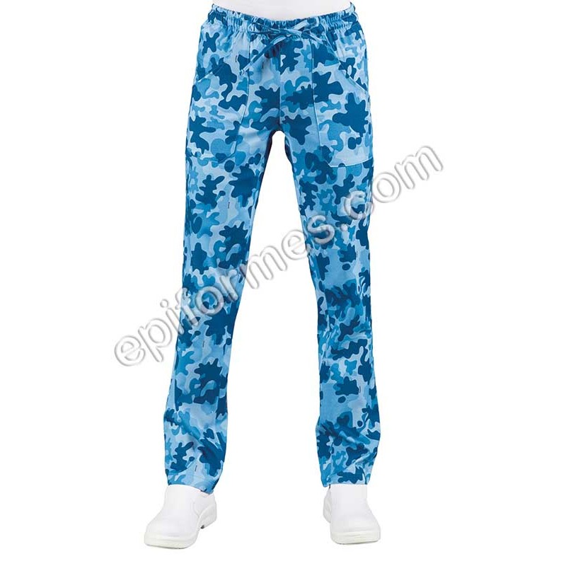 Pantalón  cocinero camuflaje 